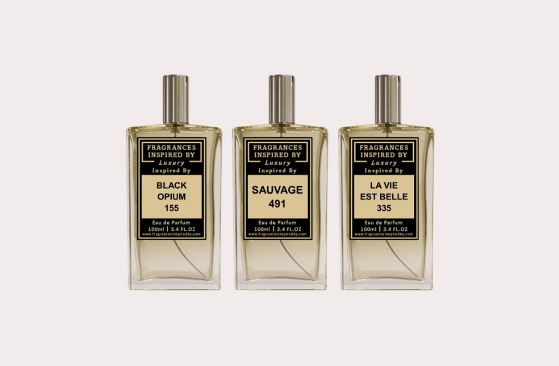 100ml x 3 Fragrance Set I Fragrances Inspired By Ltd
